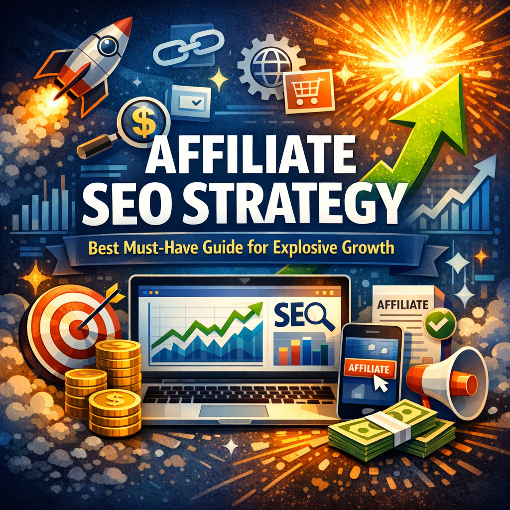 Illustration of Affiliate SEO Strategy: Best Must-Have Guide for Explosive Growth