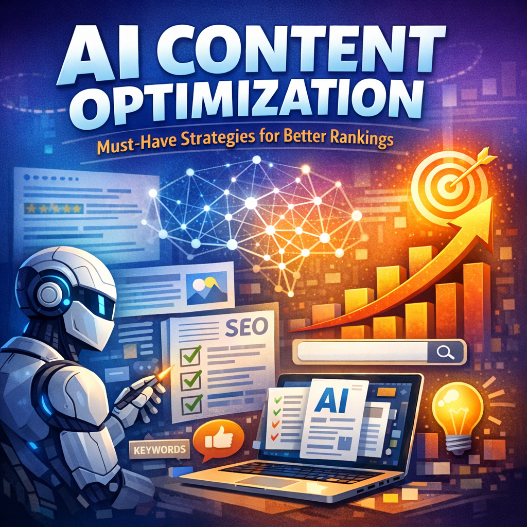 Illustration of AI Content Optimization: Must-Have Strategies for Better Rankings