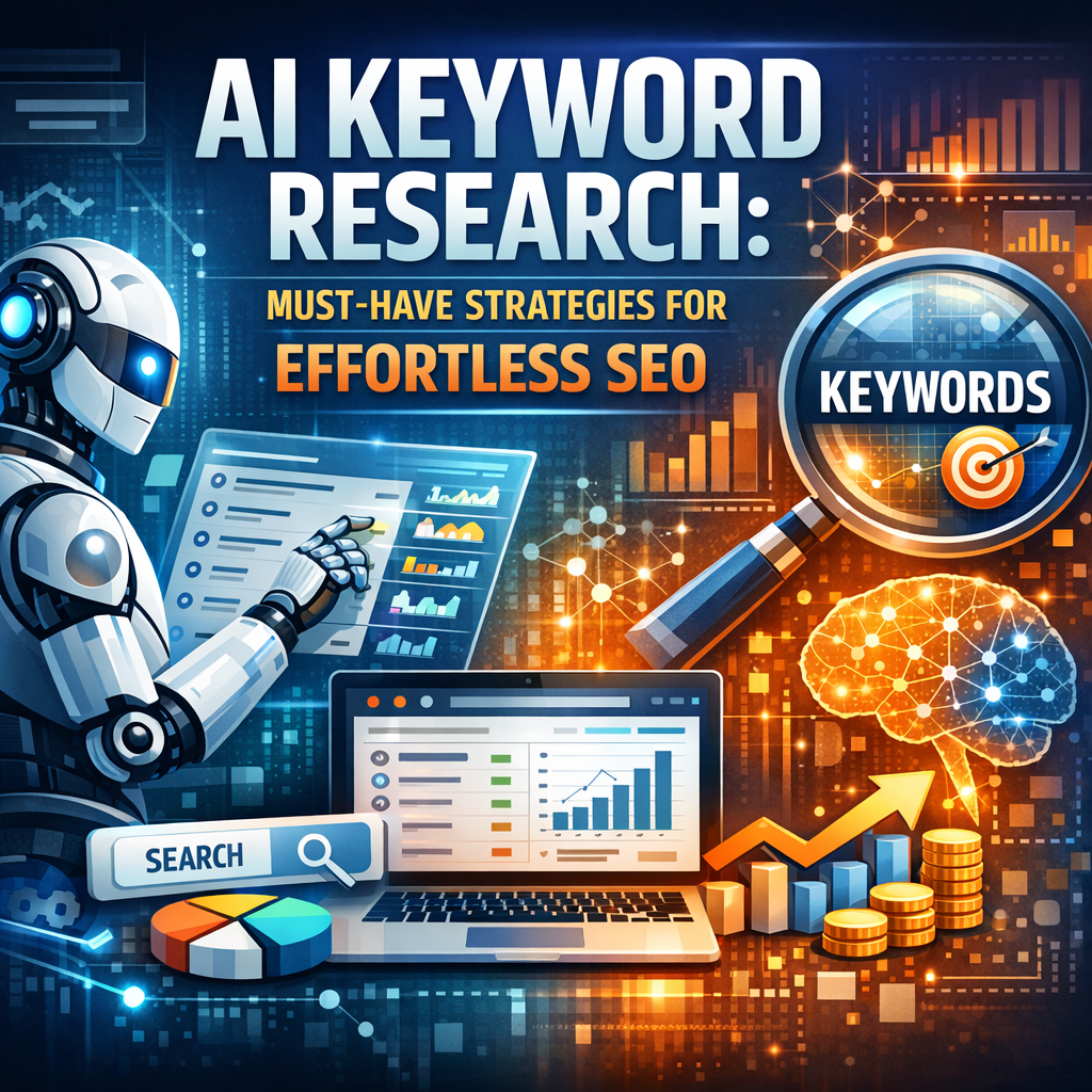 Illustration of AI Keyword Research: Must-Have Strategies for Effortless SEO