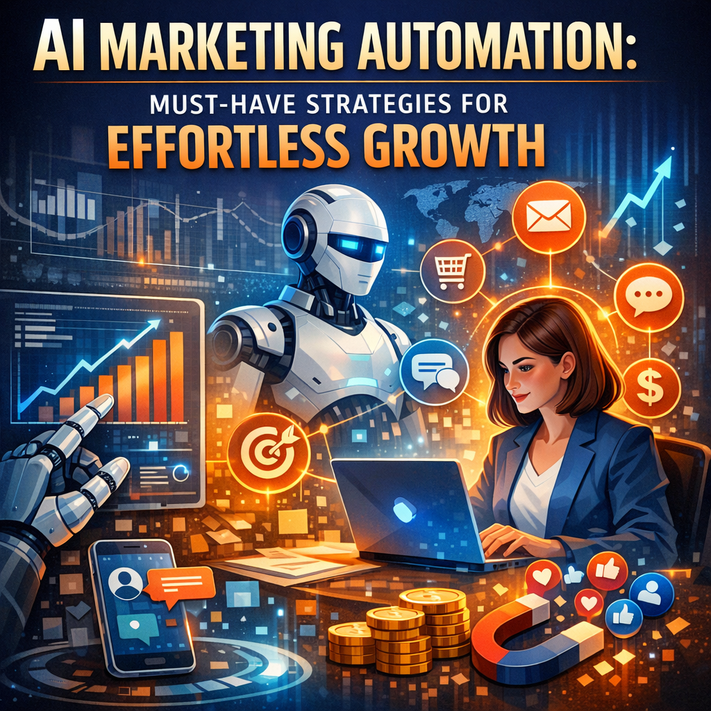 Illustration of AI Marketing Automation: Must-Have Strategies for Effortless Growth