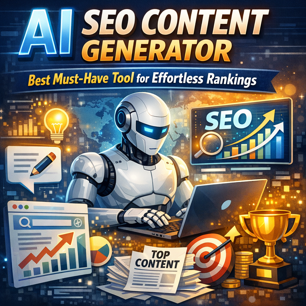 Illustration of AI SEO Content Generator: Best Must-Have Tool for Effortless Rankings