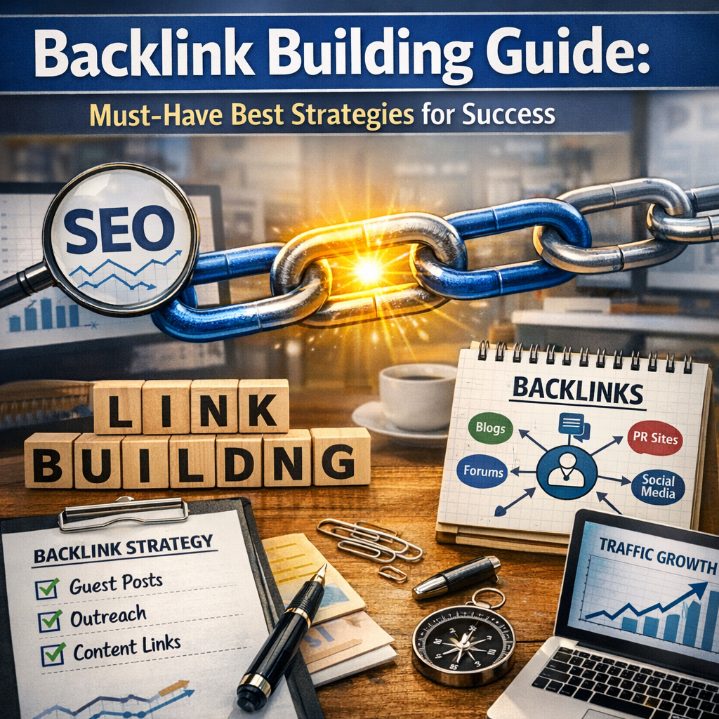 Illustration of Backlink Building Guide: Must-Have Best Strategies for Success