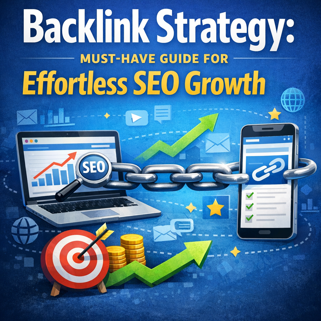 Illustration of Backlink Strategy: Must-Have Guide for Effortless SEO Growth