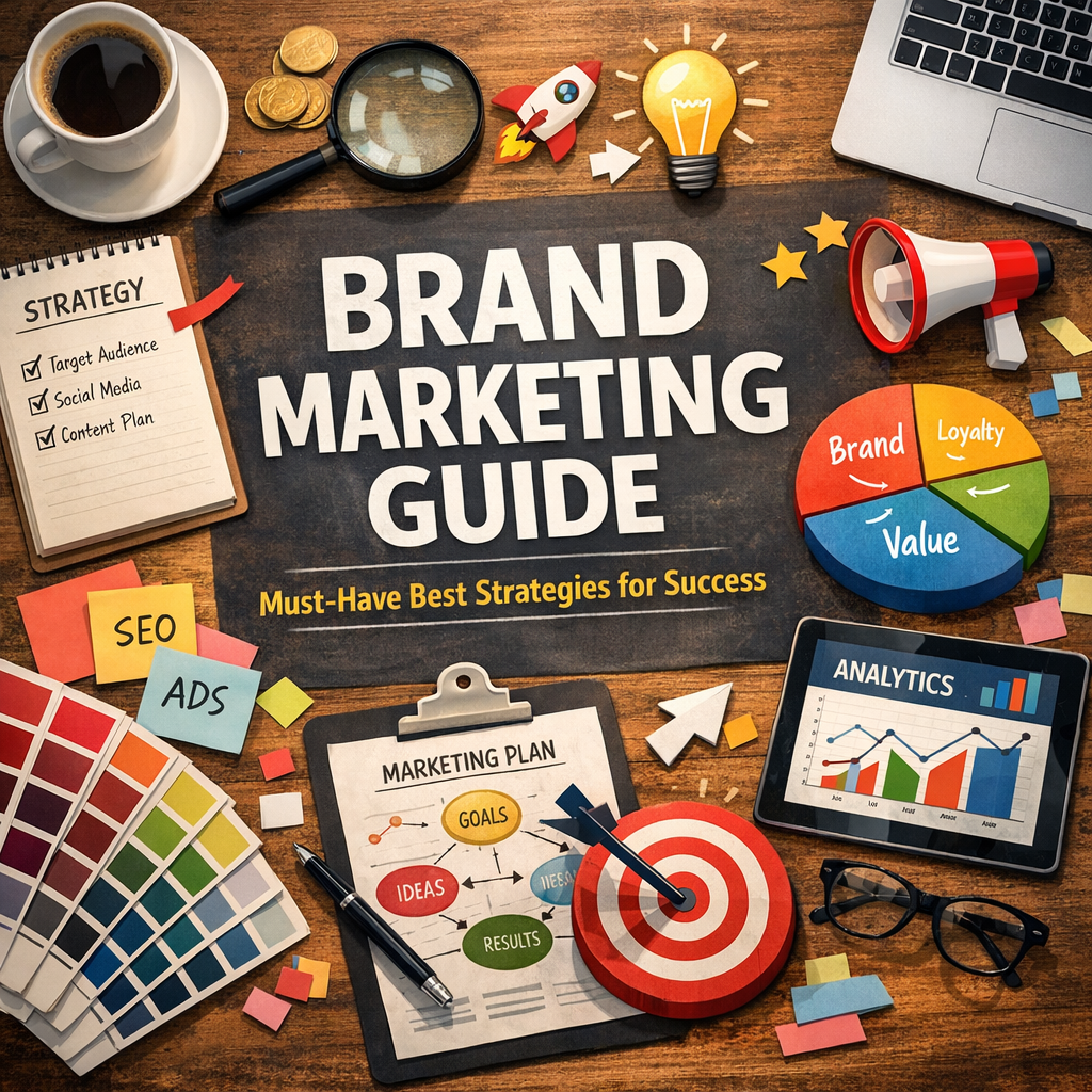 Illustration of Brand Marketing Guide: Must-Have Best Strategies for Success