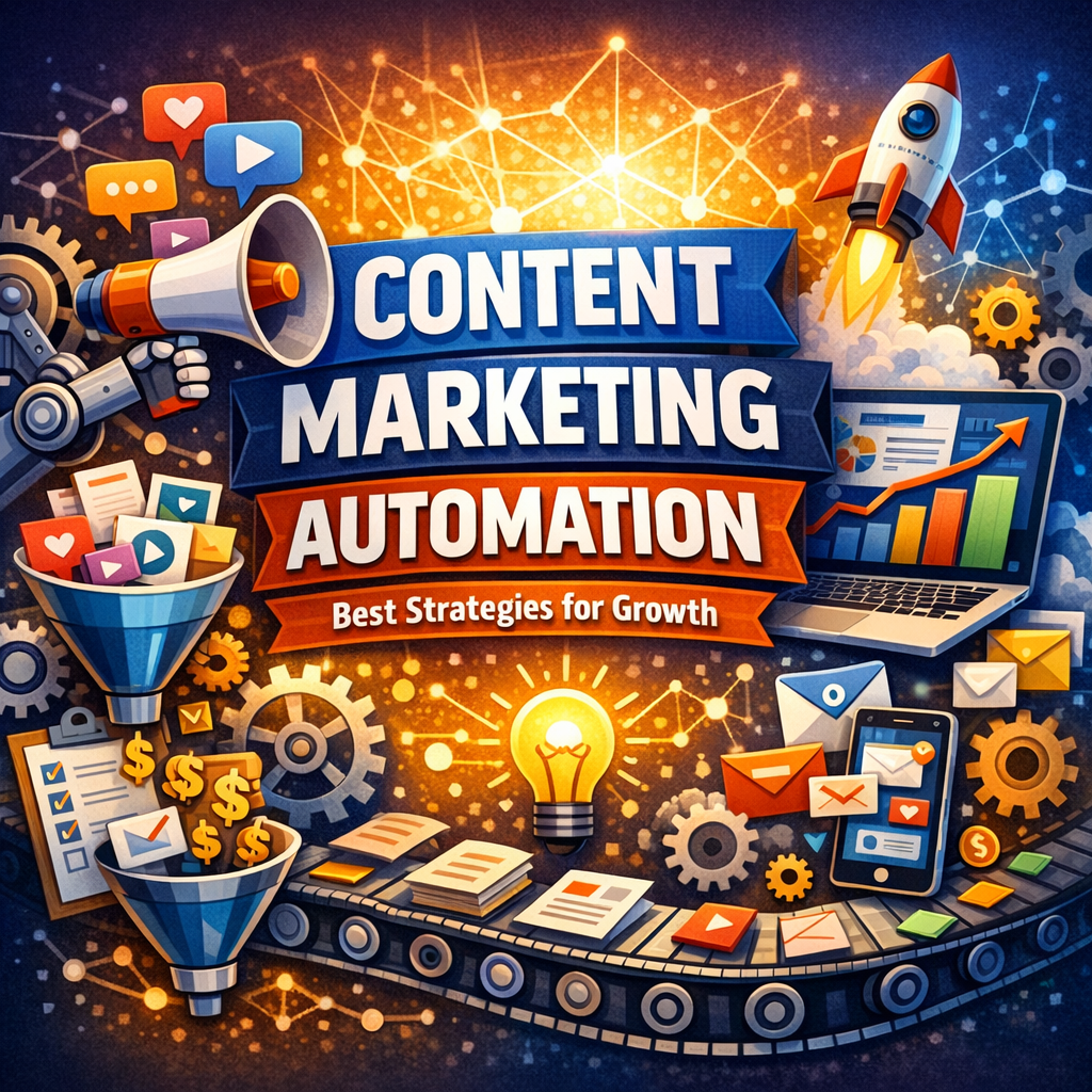 Illustration of Content Marketing Automation: Must-Have Best Strategies for Growth