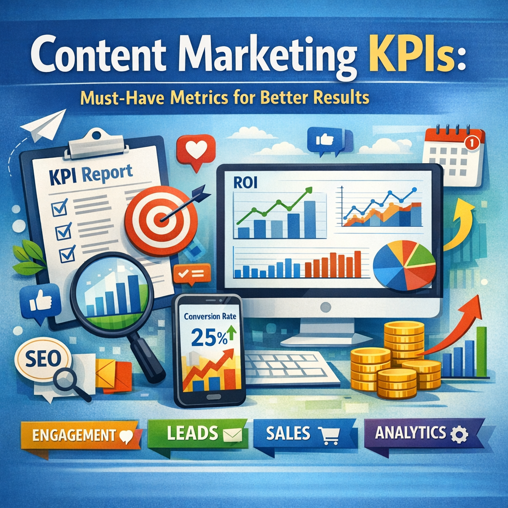 Illustration of Content Marketing KPIs: Must-Have Metrics for Better Results