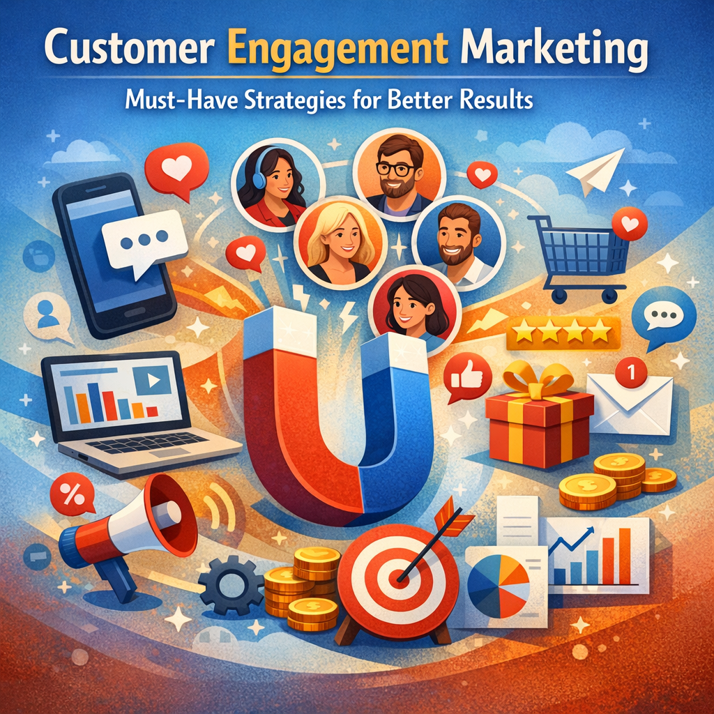 Illustration of Customer Engagement Marketing: Must-Have Strategies for Better Results