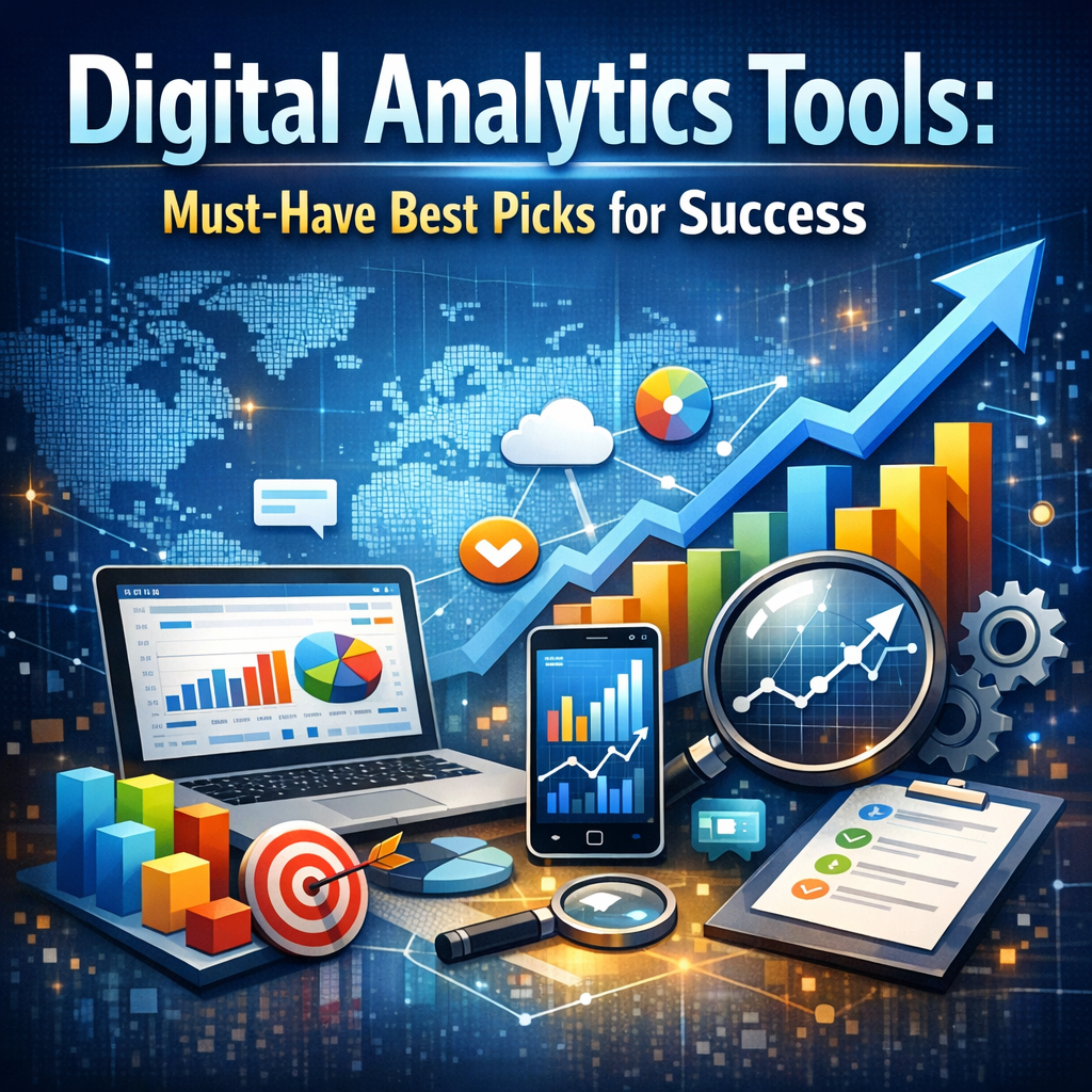 Illustration of Digital Analytics Tools: Must-Have Best Picks for Success