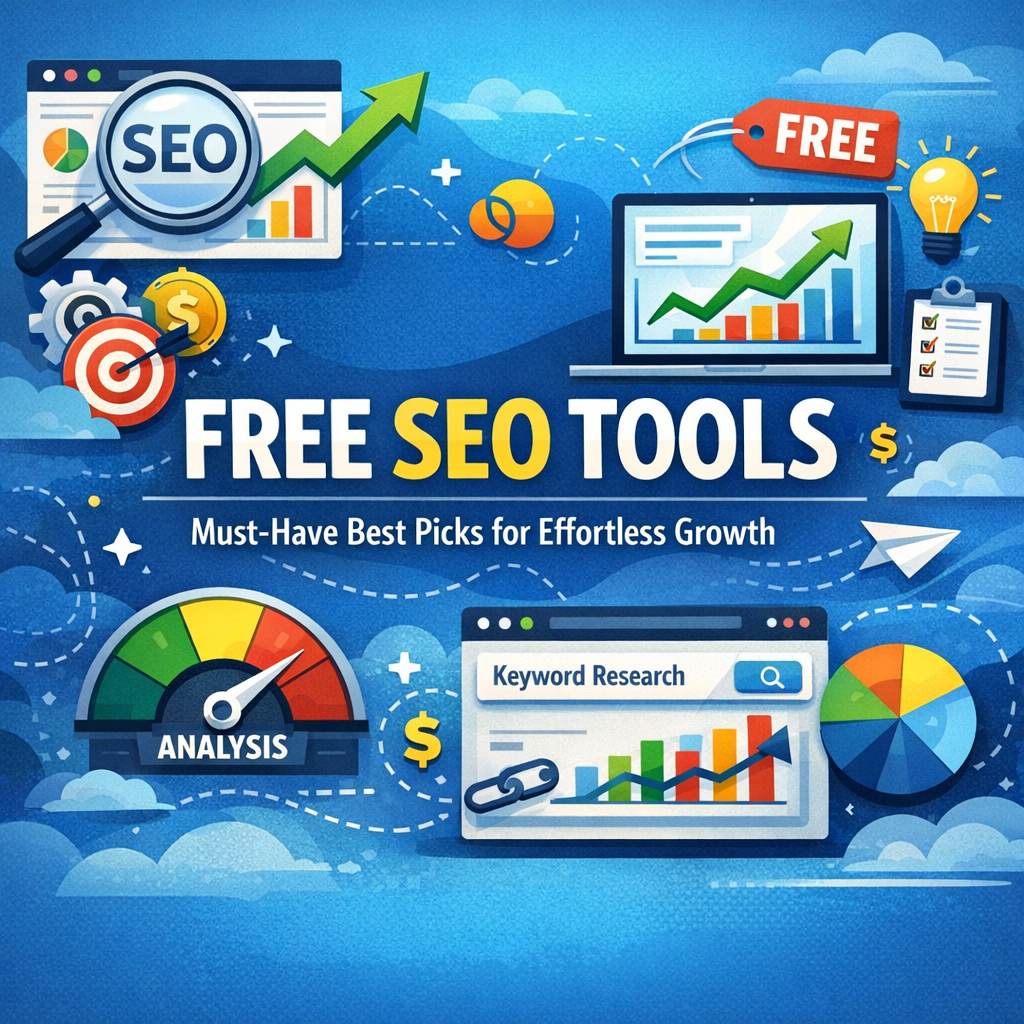 Illustration of Free SEO Tools: Must-Have Best Picks for Effortless Growth