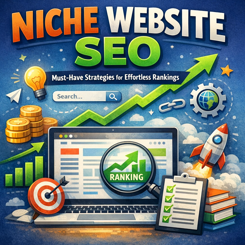 Illustration of Niche Website SEO: Must-Have Strategies for Effortless Rankings