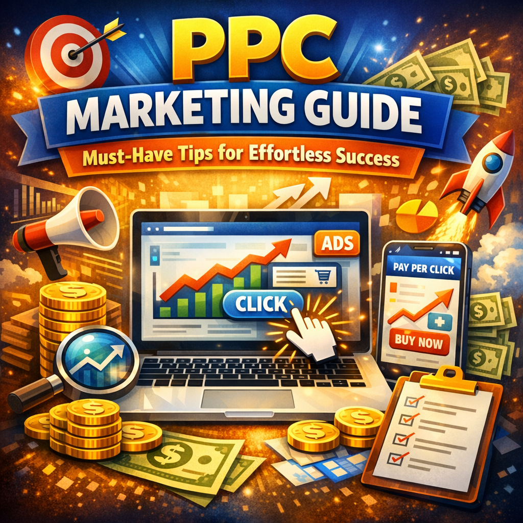 Illustration of PPC Marketing Guide: Must-Have Tips for Effortless Success