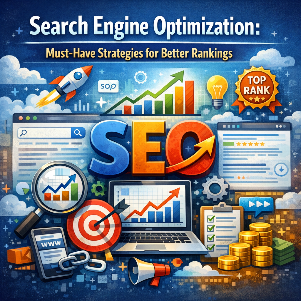 Illustration of Search Engine Optimization: Must-Have Strategies for Better Rankings