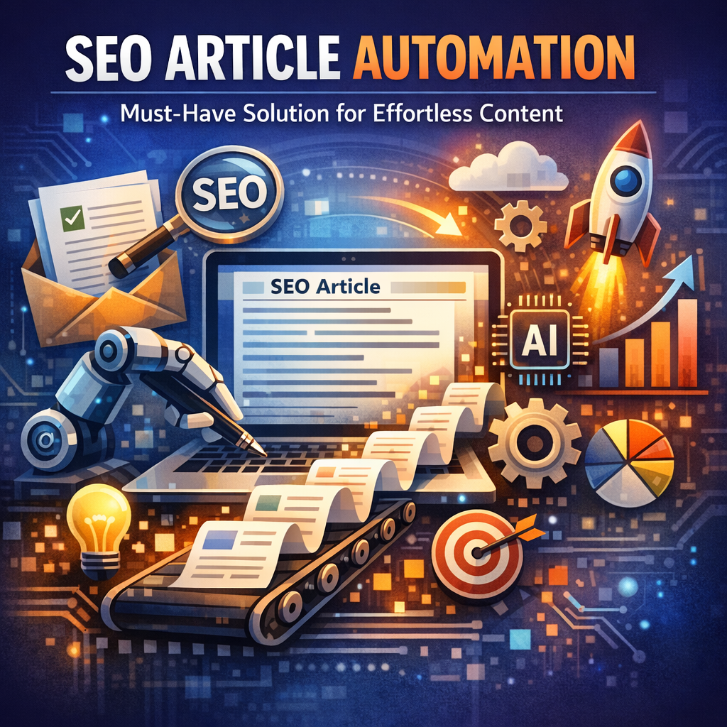 Illustration of SEO Article Automation: Must-Have Solution for Effortless Content