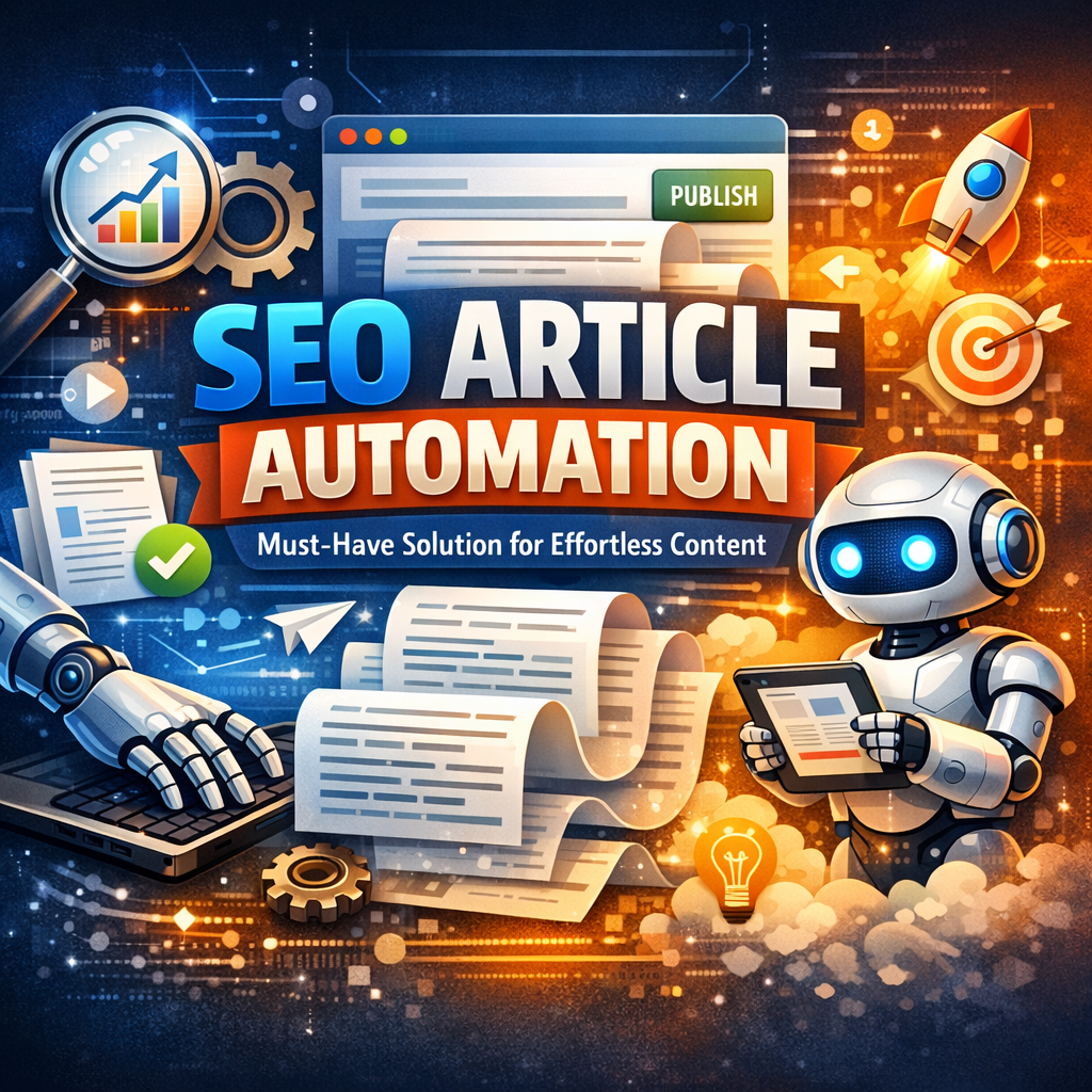 Illustration of SEO Article Automation: Must-Have Solution for Effortless Content