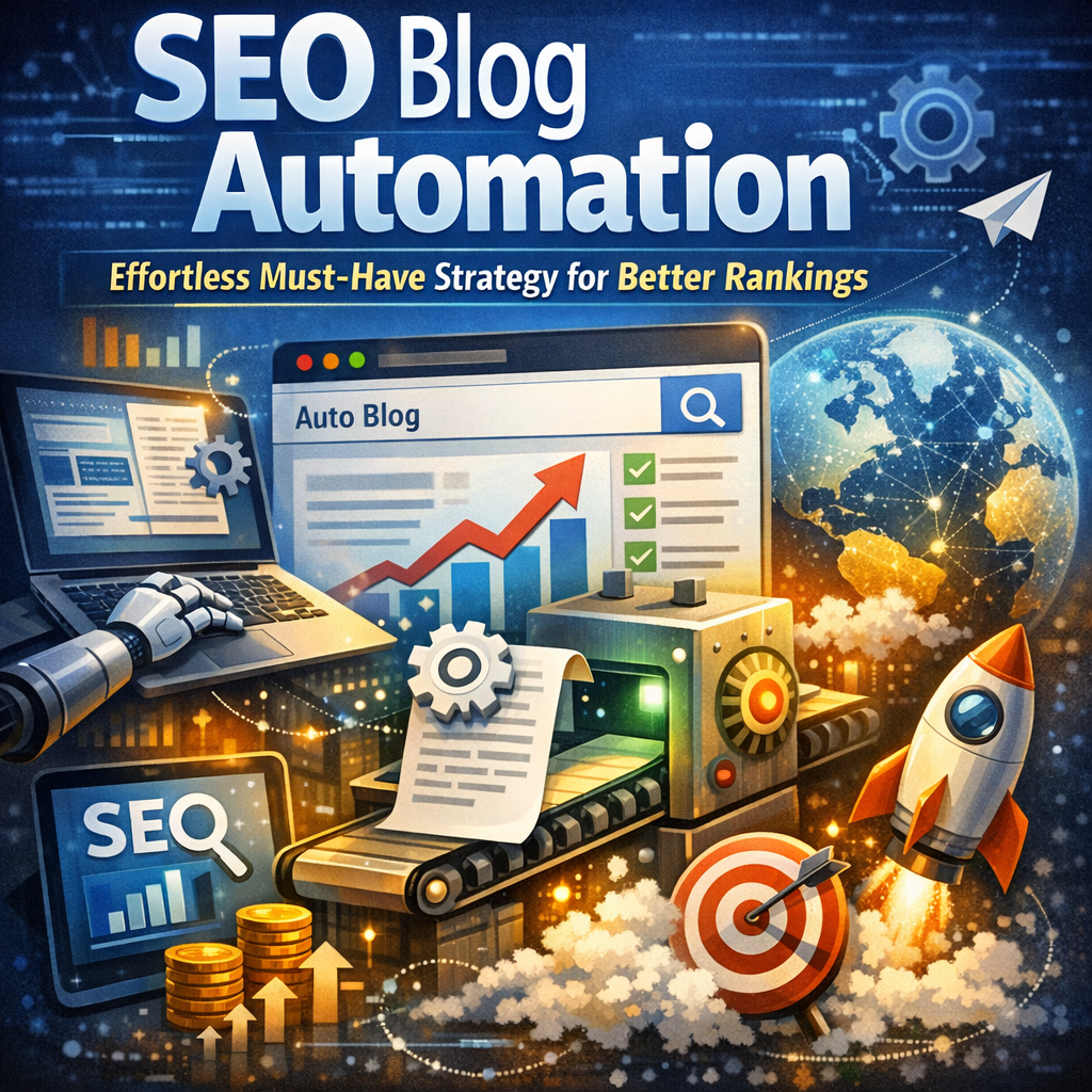 Illustration of SEO Blog Automation: Effortless Must-Have Strategy for Better Rankings