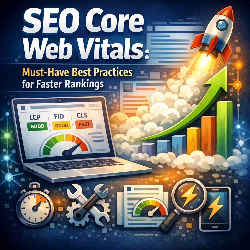Illustration of SEO Core Web Vitals: Must-Have Best Practices for Faster Rankings