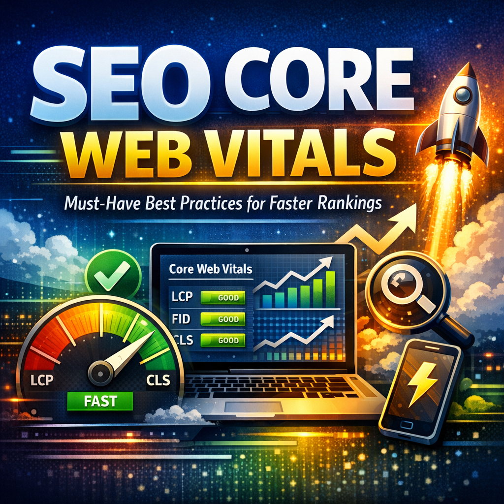 Illustration of SEO Core Web Vitals: Must-Have Best Practices for Faster Rankings