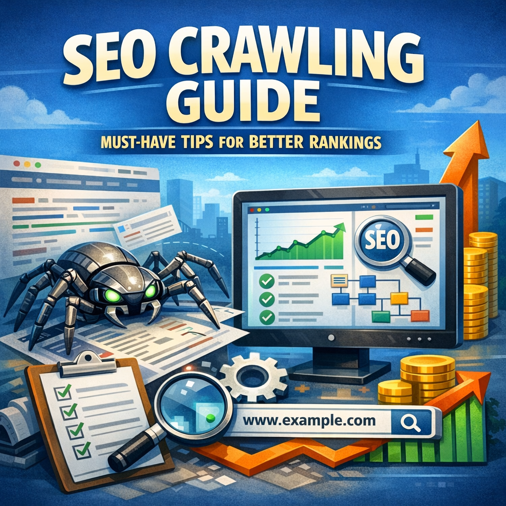 Illustration of SEO Crawling Guide: Must-Have Tips for Better Rankings