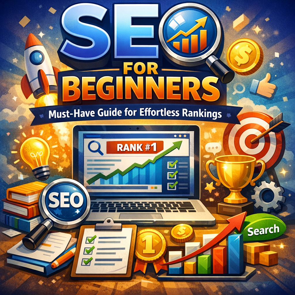 Illustration of SEO for Beginners: Must-Have Guide for Effortless Rankings