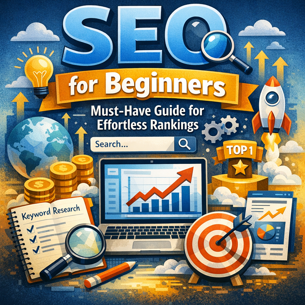 Illustration of SEO for Beginners: Must-Have Guide for Effortless Rankings