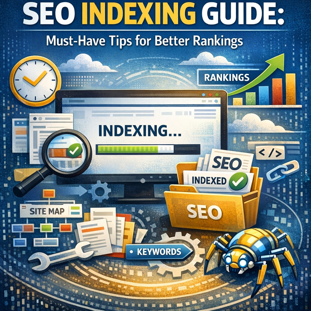 Illustration of SEO Indexing Guide: Must-Have Tips for Better Rankings