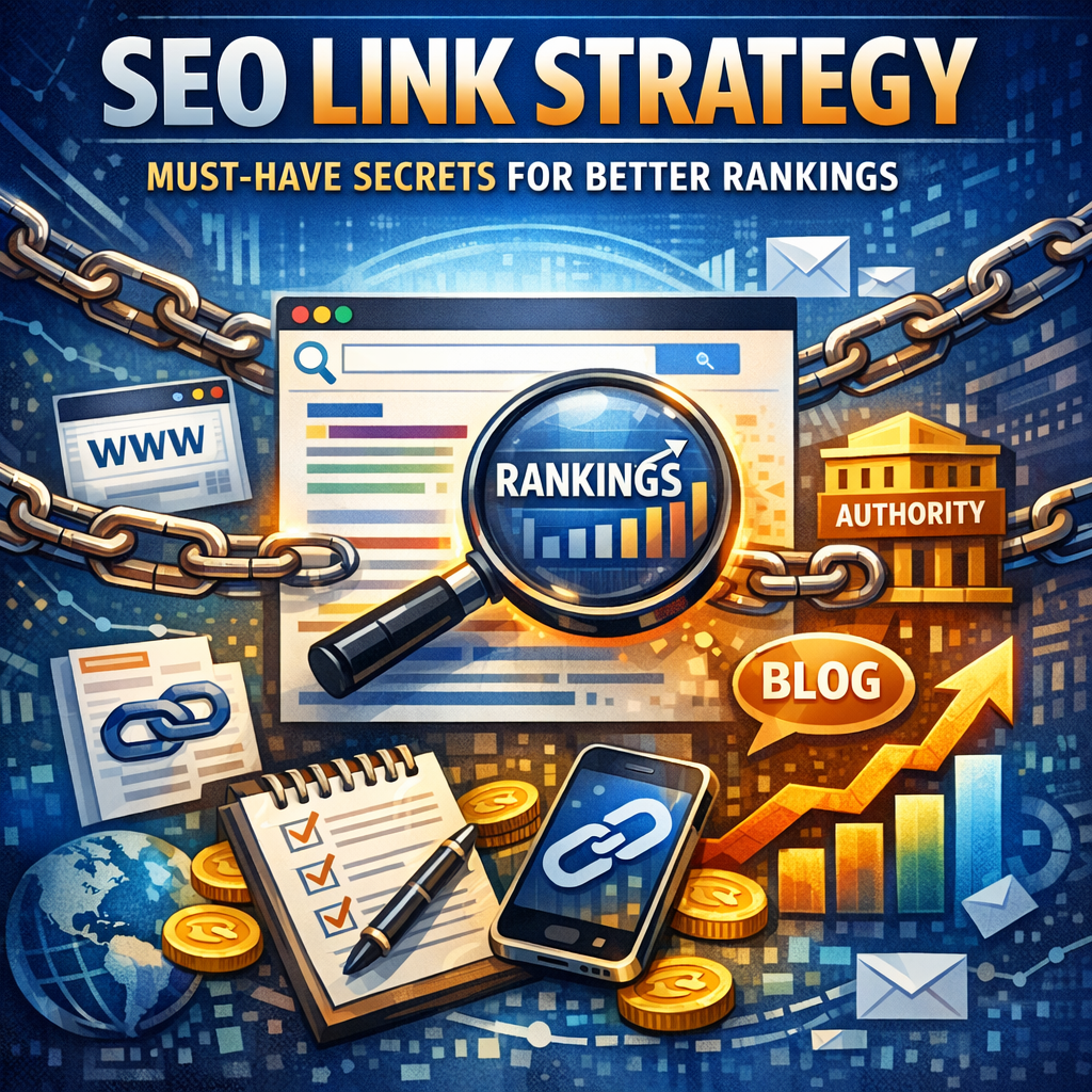 Illustration of SEO Link Strategy: Must-Have Secrets for Better Rankings