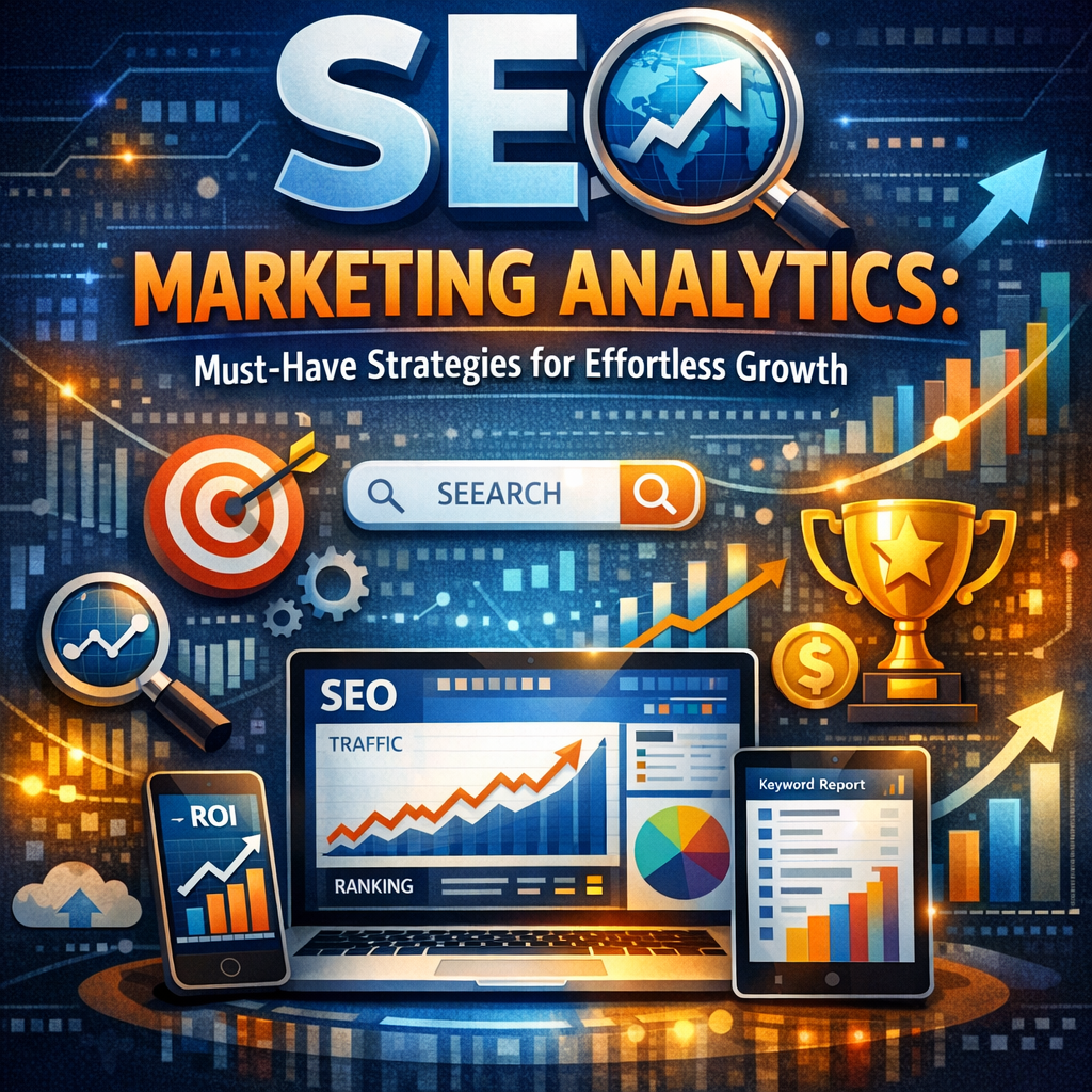 Illustration of SEO Marketing Analytics: Must-Have Strategies for Effortless Growth