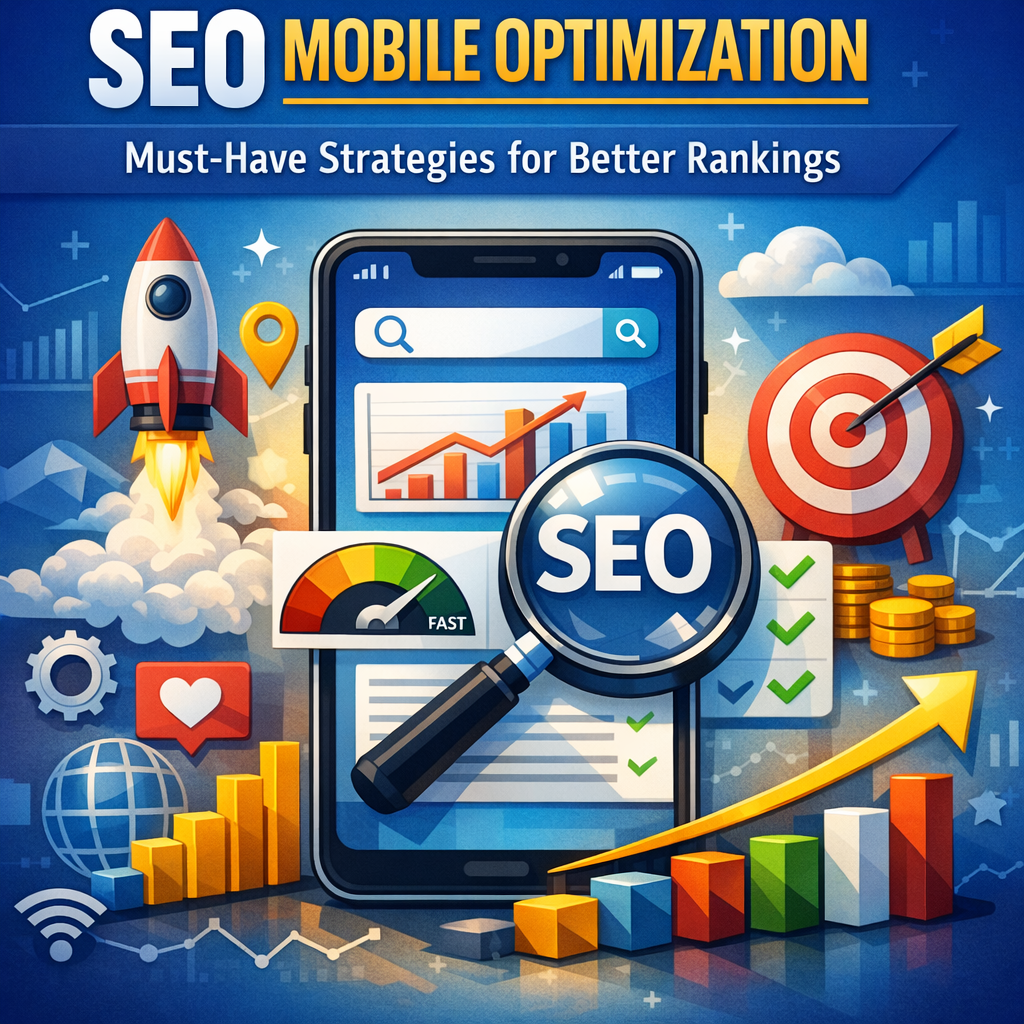 Illustration of SEO Mobile Optimization: Must-Have Strategies for Better Rankings