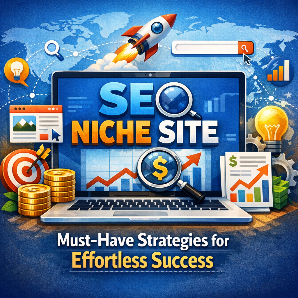 Illustration of SEO Niche Site: Must-Have Strategies for Effortless Success