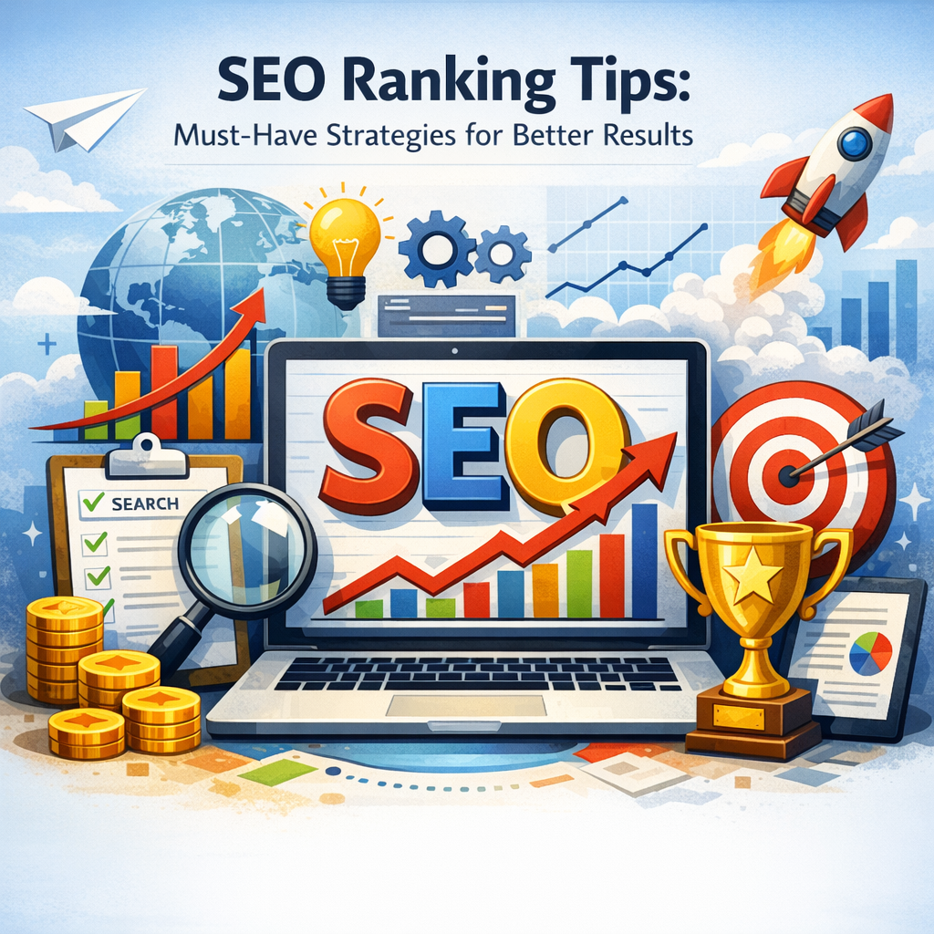 Illustration of SEO Ranking Tips: Must-Have Strategies for Better Results