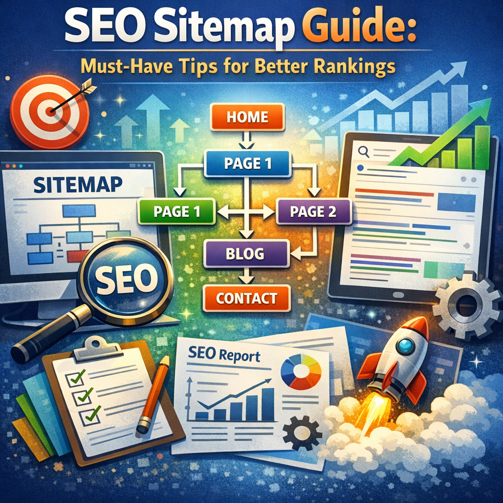 Illustration of SEO Sitemap Guide: Must-Have Tips for Better Rankings