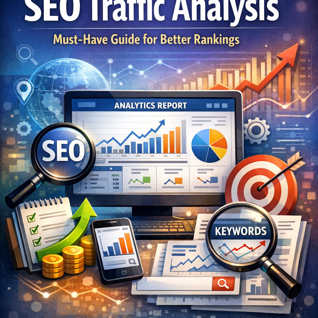 Illustration of SEO Traffic Analysis: Must-Have Guide for Better Rankings