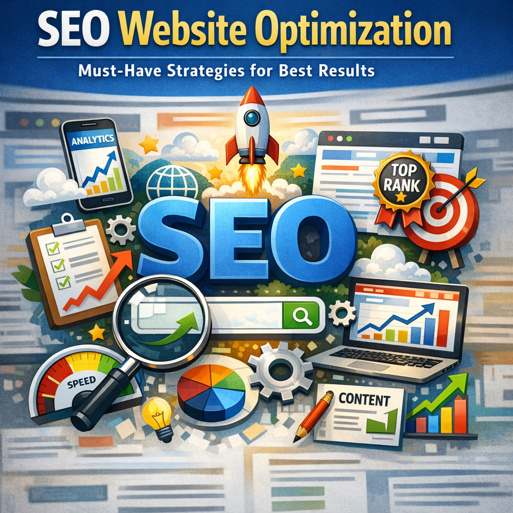 Illustration of SEO Website Optimization: Must-Have Strategies for Best Results