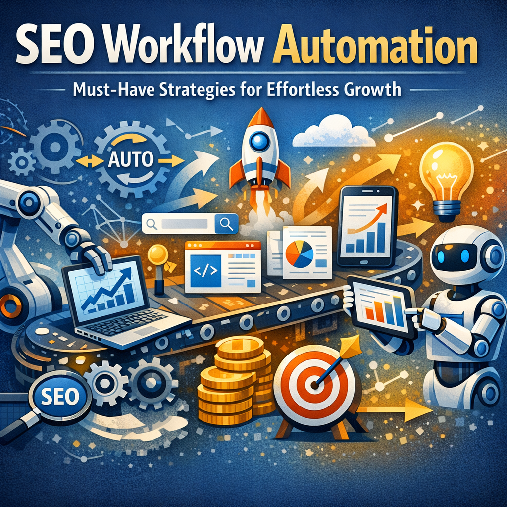 Illustration of SEO Workflow Automation: Must-Have Strategies for Effortless Growth