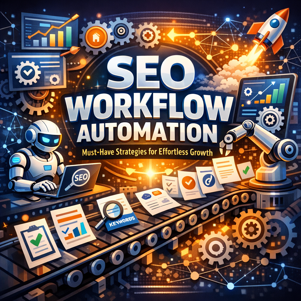 Illustration of SEO Workflow Automation: Must-Have Strategies for Effortless Growth