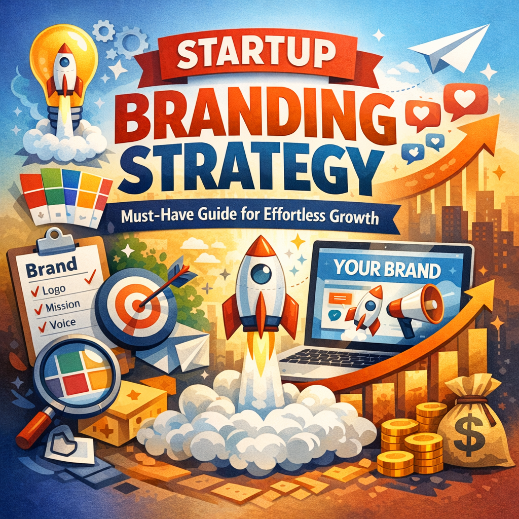 Illustration of Startup Branding Strategy: Must-Have Guide for Effortless Growth