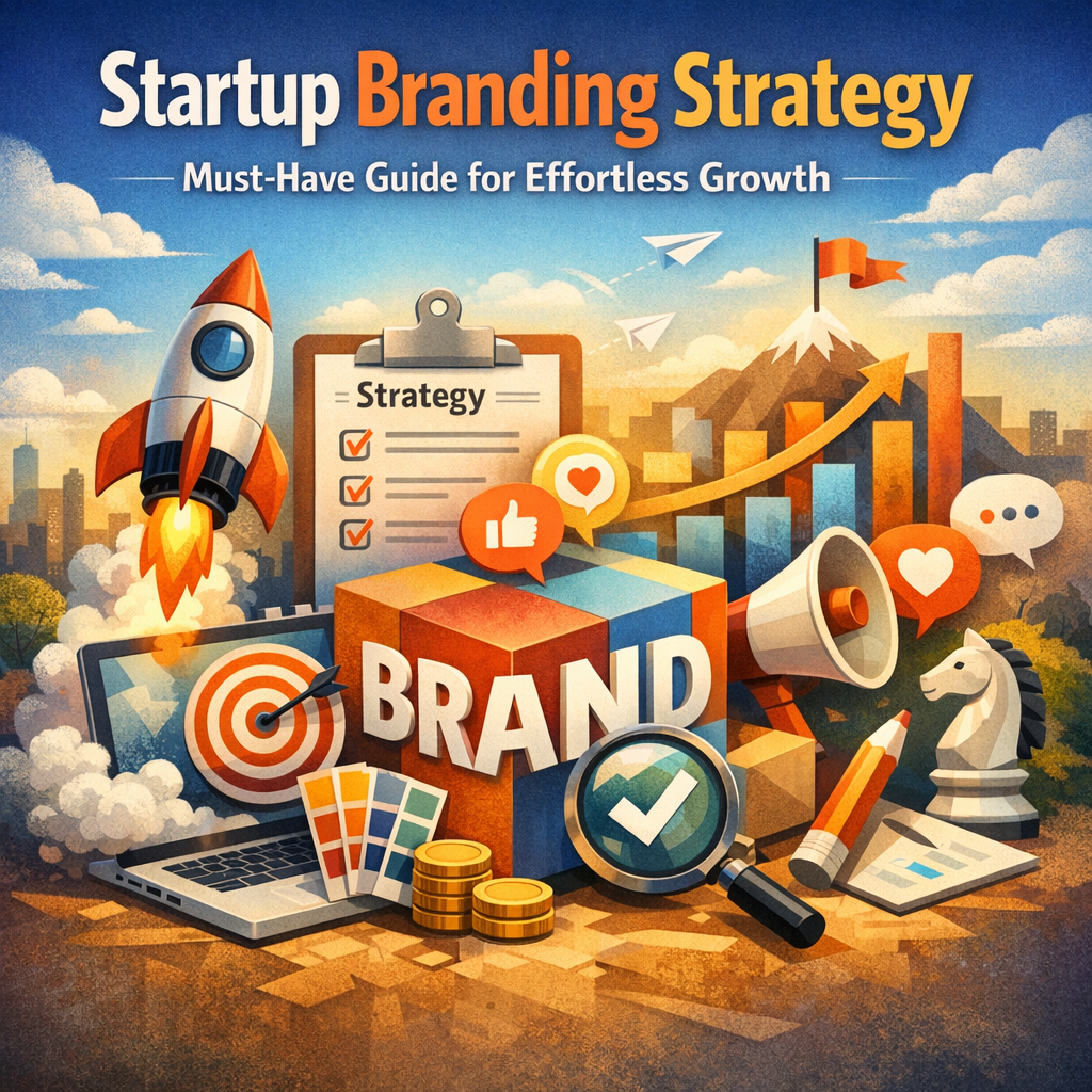 Illustration of Startup Branding Strategy: Must-Have Guide for Effortless Growth