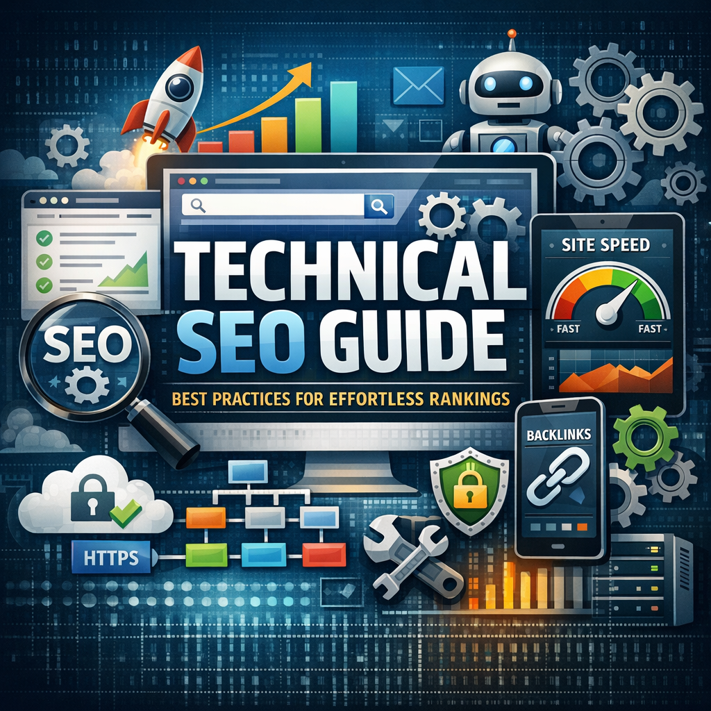 Illustration of Technical SEO Guide: Must-Have Best Practices for Effortless Rankings